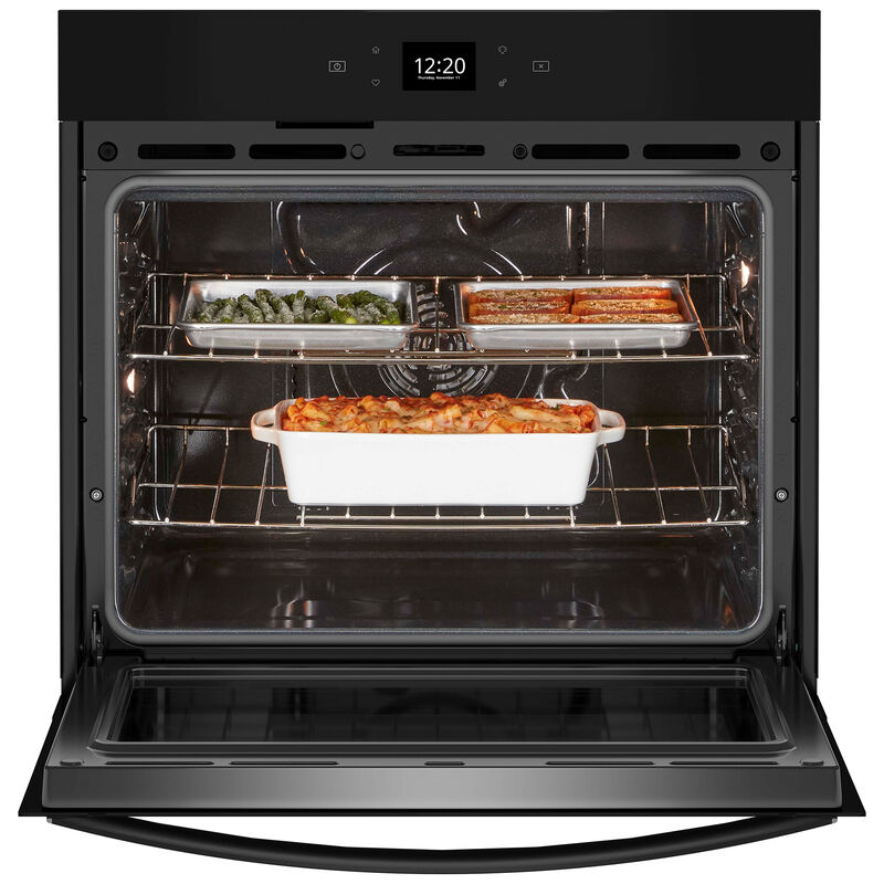 Whirlpool 27 in. 4.3 cu. ft. Smart Electric Single Wall Oven with Standard Convection - Black, Black, hires