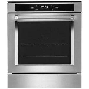 KitchenAid 24 in. 2.6 cu. ft. Electric Smart Wall Oven with True European Convection & Self Clean - Stainless Steel, , hires