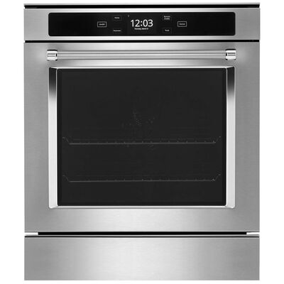 KitchenAid 24 in. 2.6 cu. ft. Electric Smart Wall Oven with True European Convection & Self Clean - Stainless Steel | KOSC504PPS
