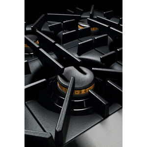 JennAir Rise Series 30 in. 4.1 cu. ft. Smart True European Convection Gas Range with 4 Sealed Burners - Stainless Steel, , hires