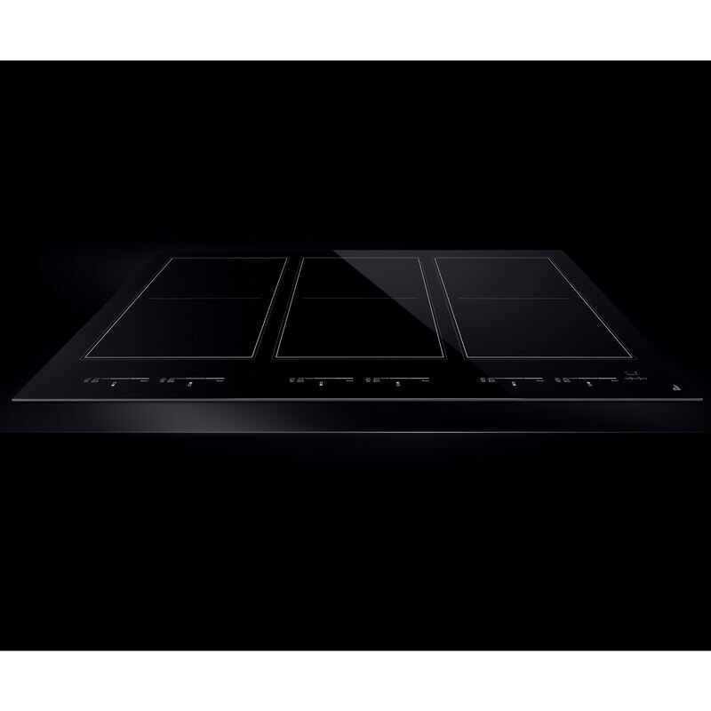 JennAir Oblivian Glass 36 in. 6-Burner Induction Cooktop with Simmer Burner & Power Burner - Black, , hires