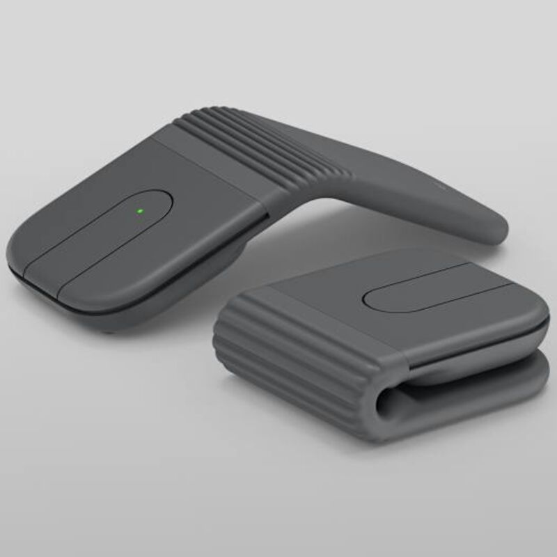 Logitech Mobi Fold Ultra-Portable Wireless Mouse - Graphite, , hires
