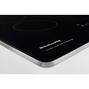 KitchenAid 30 in. 5-Burner Induction Cooktop with Simmer Burner & Power Burner - Stainless Steel, , hires