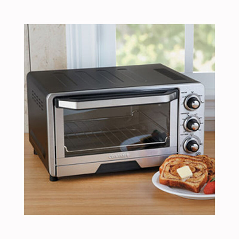 Toaster Oven 4 Slice, Multi-function Stainless Steel Finish with