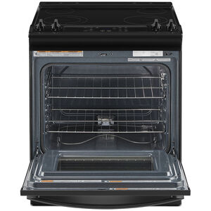 Whirlpool 30 in. 4.8 cu. ft. Oven Slide-In Electric Range with 4 Smoothtop Burners - Black, Black, hires