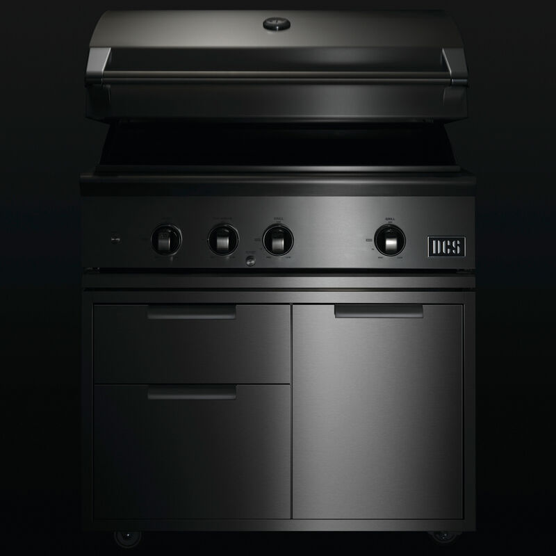 DCS Series 9 36 in. 3-Burner Built-In Liquid Propane Gas Grill with Rotisserie & Smoke Box - Stainless Steel, , hires