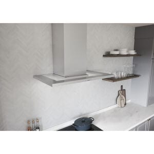 Zephyr 30 in. Convertible Chimney Style Range Hood with 600 CFM, 5 Fan Speeds & 2 LED Lights - Stainless Steel, , hires