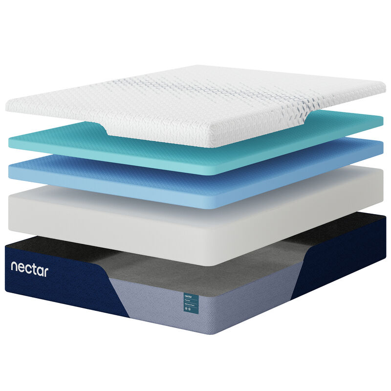 Nectar Premier Medium All Foam Queen Size Mattress, , hires