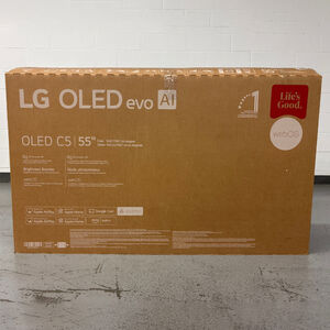 LG - 55" Class C5 Series OLED evo 4K UHD Smart webOS TV (Open Box Good Condition), , hires