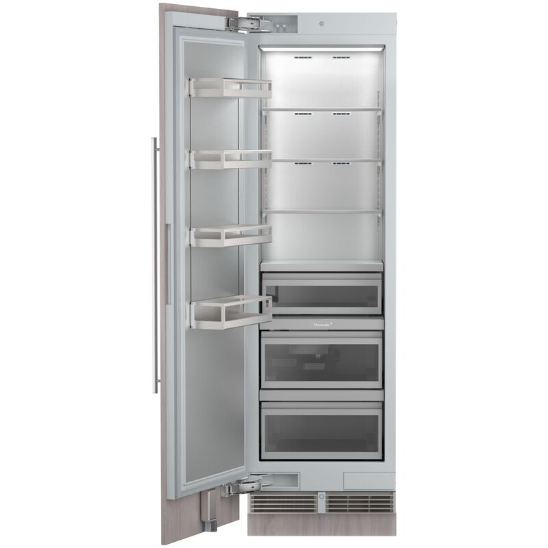 Thermador Freedom Collection 24 in. 14.2 cu. ft. Built-In Smart Triple Drawer Upright Freezer with Ice-Maker & Adjustable Shelves - Custom Panel Ready, , hires