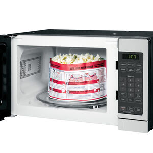GE Spacemaker 17 in. 0.7 cu. ft. 700W Countertop Microwave - Stainless Steel, Stainless Steel, hires