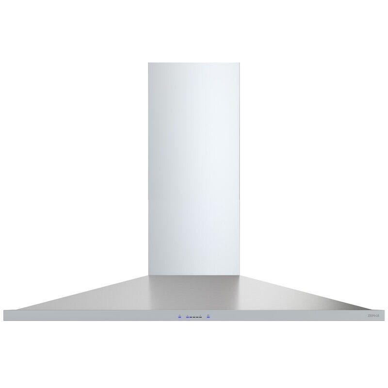 Zephyr Anzio Series 36 in. Convertible Chimney Style Range Hood with 600 CFM, 5 Fan Speeds & 4 LED Lights - Stainless Steel, , hires