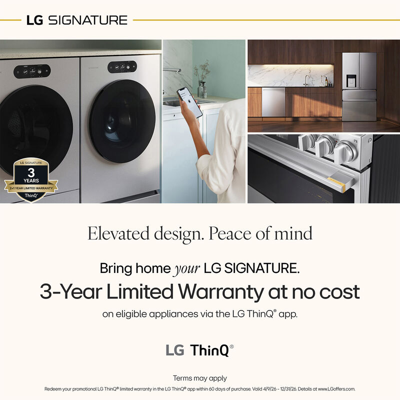 LG 29 in. 5.8 cu. ft. Smart Stackable Front Load Washer with Built-In Intelligence, TurboWash 360, EZ Dispense, Sanitize & Steam Cycle - Brushed Black Steel, , hires
