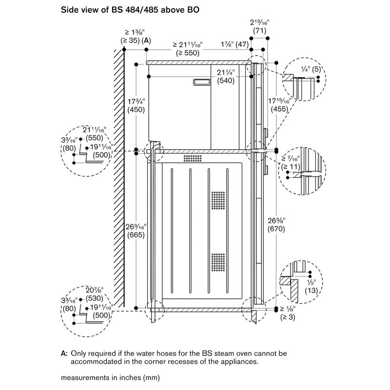 Gaggenau 400 Series 30 in. 2.1 cu. ft. Smart Steam Electric Single Wall Oven with Standard Convection - Stainless Steel, , hires