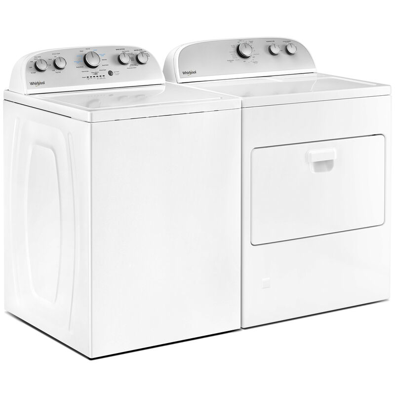 Whirlpool 28 in. 3.8 cu. ft. Top Load Washer with Agitator & Soil Level Selection - White, , hires