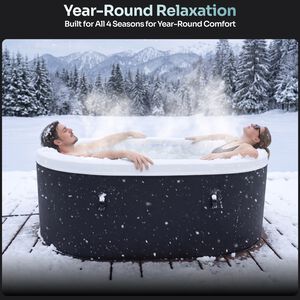 EZLife Serenity 2 Person Oval Foam Hot Tub, , hires