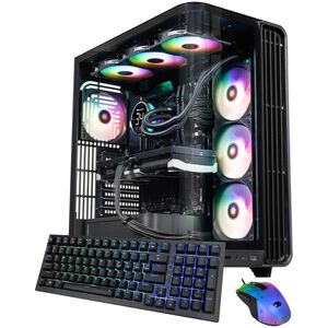 iBUYPOWER Trace Gaming Desktop with AMD Ryzen 7 9800X3D, 4.7 GHz, 8-Core CPU, AMD Radeon RX 9070 XT, 16GB VRAM GPU, 32 GB RAM, 2 TB SSD & Windows 11 Home - Black, , hires
