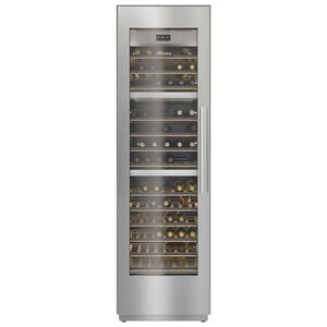 Miele MasterCool Series 24 in. 13.4 cu. ft. Smart Built-In Wine Cooler with 104 Bottle Capacity, Triple Temperature Zones & Digital Control - Stainless Steel, , hires