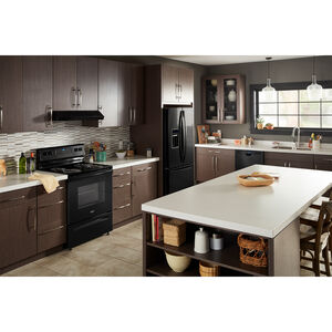 Whirlpool 30 in. 4.8 cu. ft. Electric Range with Coil Burners - Black, , hires
