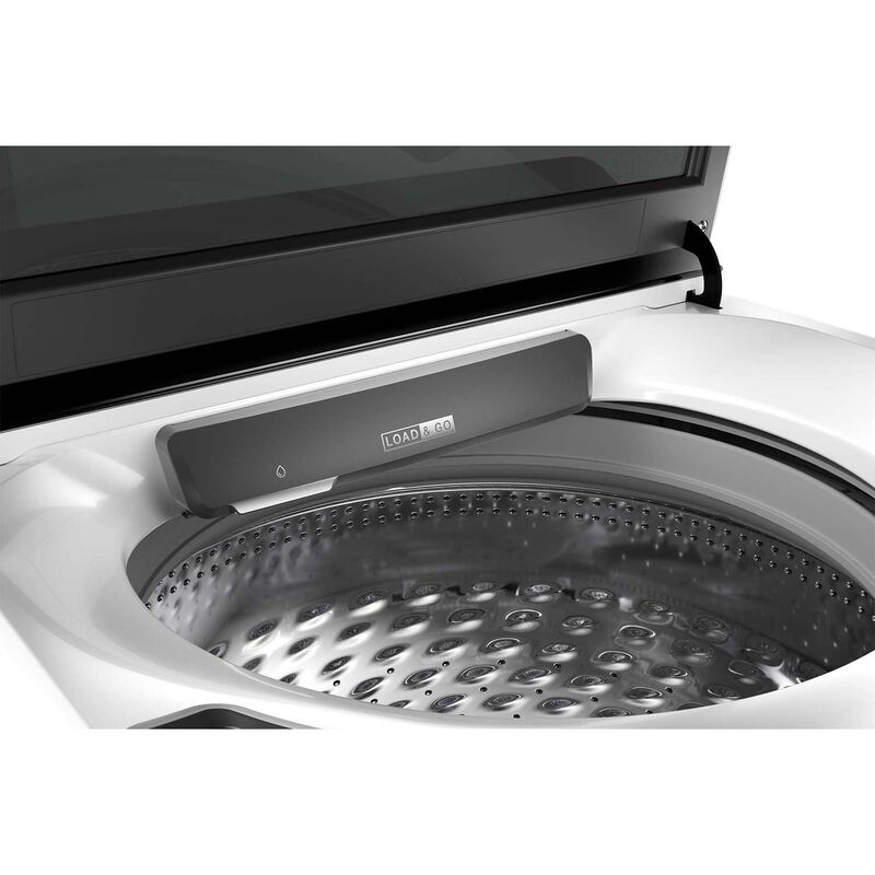 Whirlpool 27 in. 5.3 cu. ft. Smart Top Load Washer with 2-in-1 Removable Agitator & Sanitize with Oxi - White, White, hires