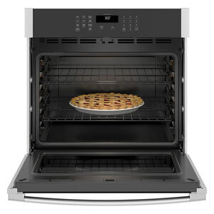 GE 30 in. 5 cu. ft. Smart Electric Single Wall Oven - Stainless Steel, Stainless Steel, hires