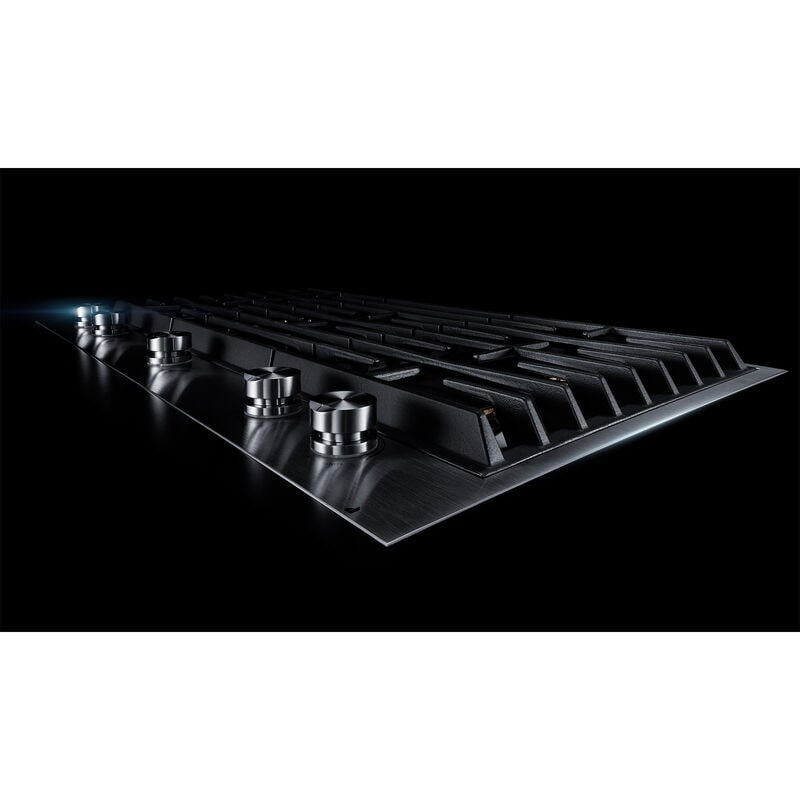 JennAir Euro-Style 30 in. 5-Burner Natural Gas Cooktop with Simmer Burner & Power Burner - Stainless Steel, , hires