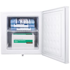 Summit Accucold 19 in. 1.4 cu. ft. Compact Upright Freezer - White, , hires