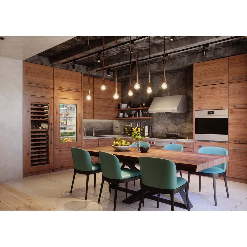 Wolf 36 in. Convertible Canopy Pro Style Style Range Hood with 2 LED Lights - Stainless Steel, , hires