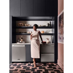 Signature Kitchen Suite 24 in. Top Control Smart Dishwasher with 40 dBa Sound Level, 3rd-Rack & Hybrid Condensing Drying - Stainless Steel, , hires