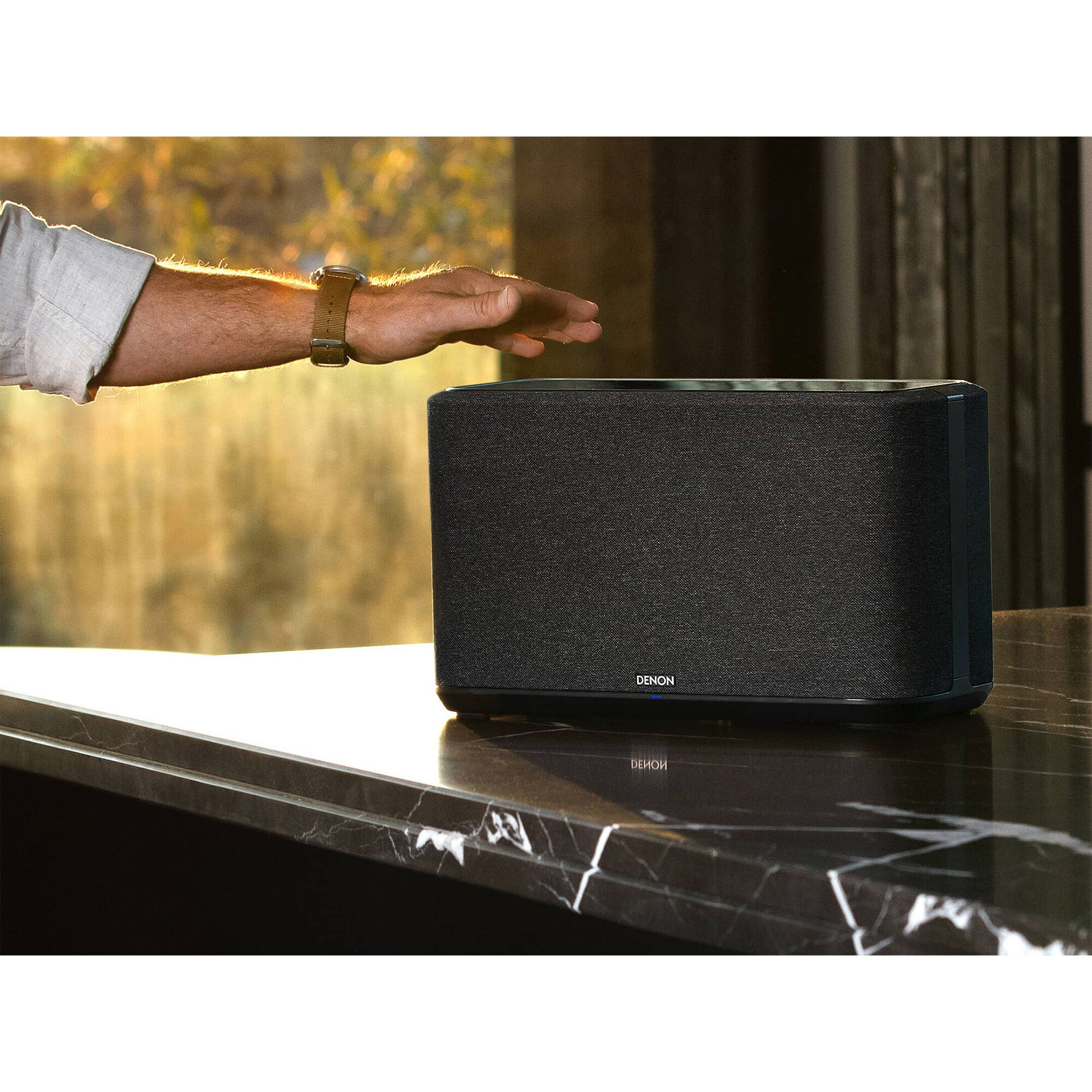 Denon Home 350 Large Smart Speaker with Built-In HEOS - Black