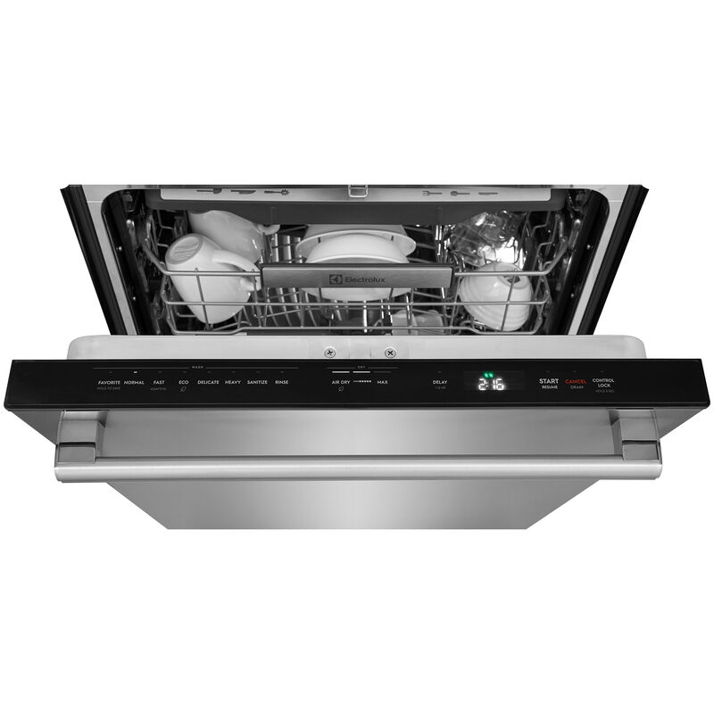 Electrolux 24 in. Top Control Dishwasher with 42 dBA Sound Level, 3rd-Rack & MaxDry Technology - Stainless Steel, , hires