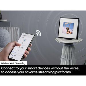 Samsung Music Frame Dolby ATMOS Bluetooth & Wi-Fi Home Speaker - Black, , hires