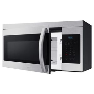 Samsung 30 in. 1.6 cu. ft. 1000W Over-the-Range Microwave with 300 CFM - Stainless Steel, Stainless Steel, hires