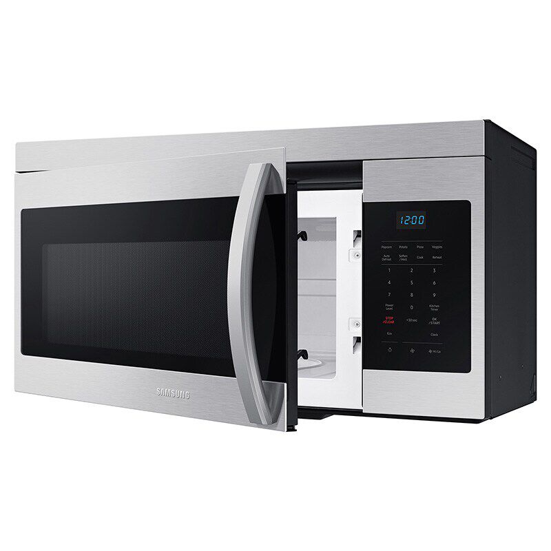 Samsung 30 in. 1.6 cu. ft. 1000W Over-the-Range Microwave with 300 CFM - Stainless Steel, Stainless Steel, hires