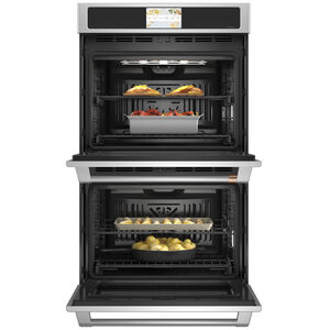 Cafe Professional Series 30 in. 10.0 cu. ft. Electric Smart Double Wall Oven with True European Convection & Self Clean - Stainless Steel, Stainless Steel, hires