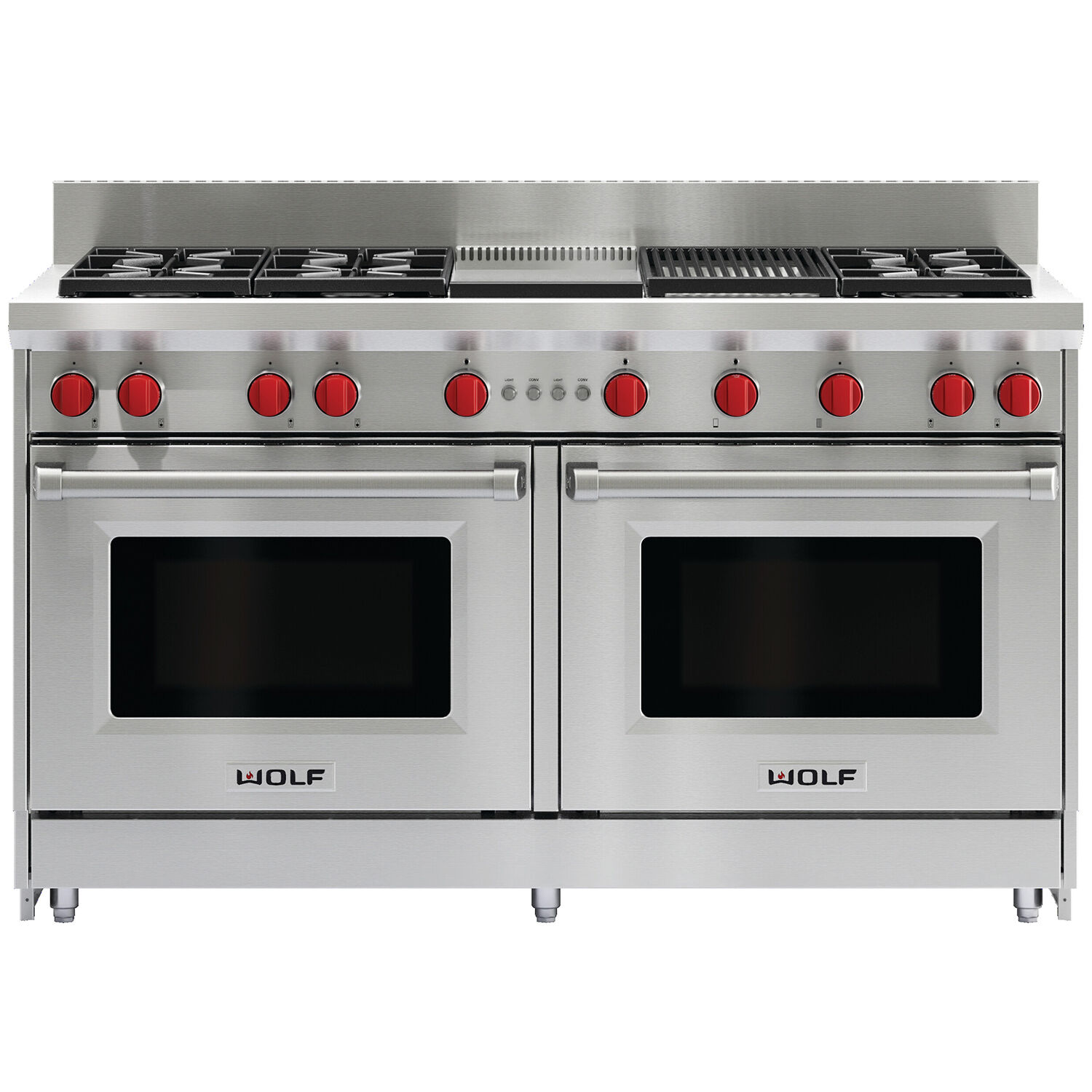 Wolf 48 inch gas outlet range