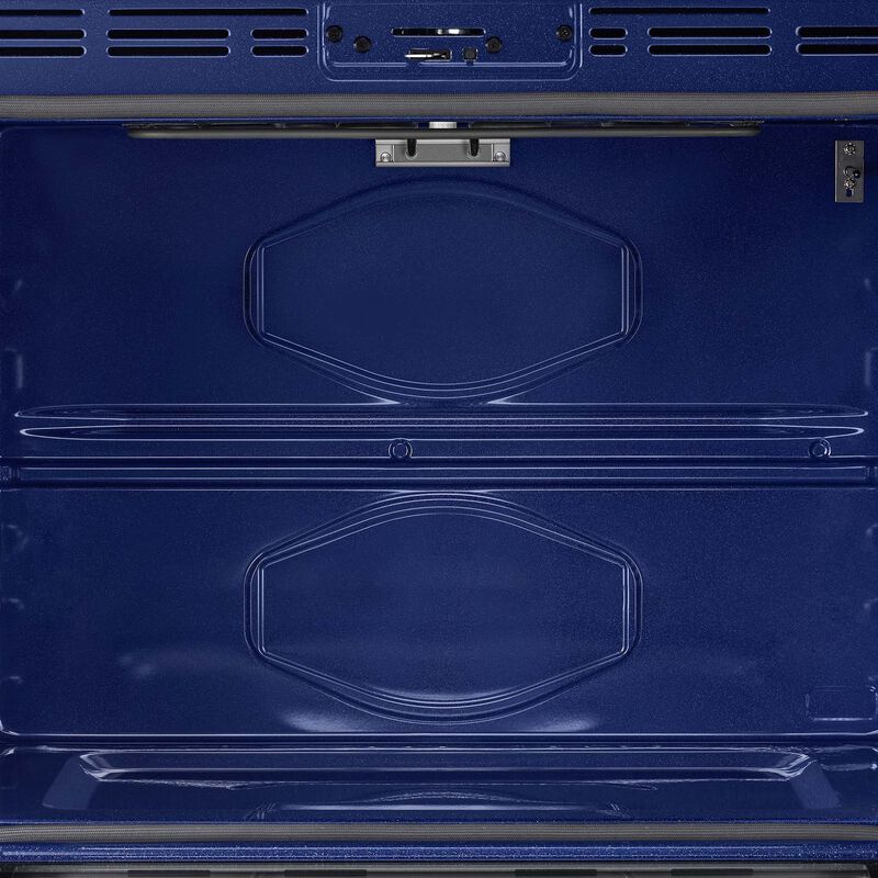 Samsung 30 in. 5.1 cu. ft. Smart Electric Single Wall Oven - Fingerprint Resistant Black Stainless Steel, Black Stainless, hires