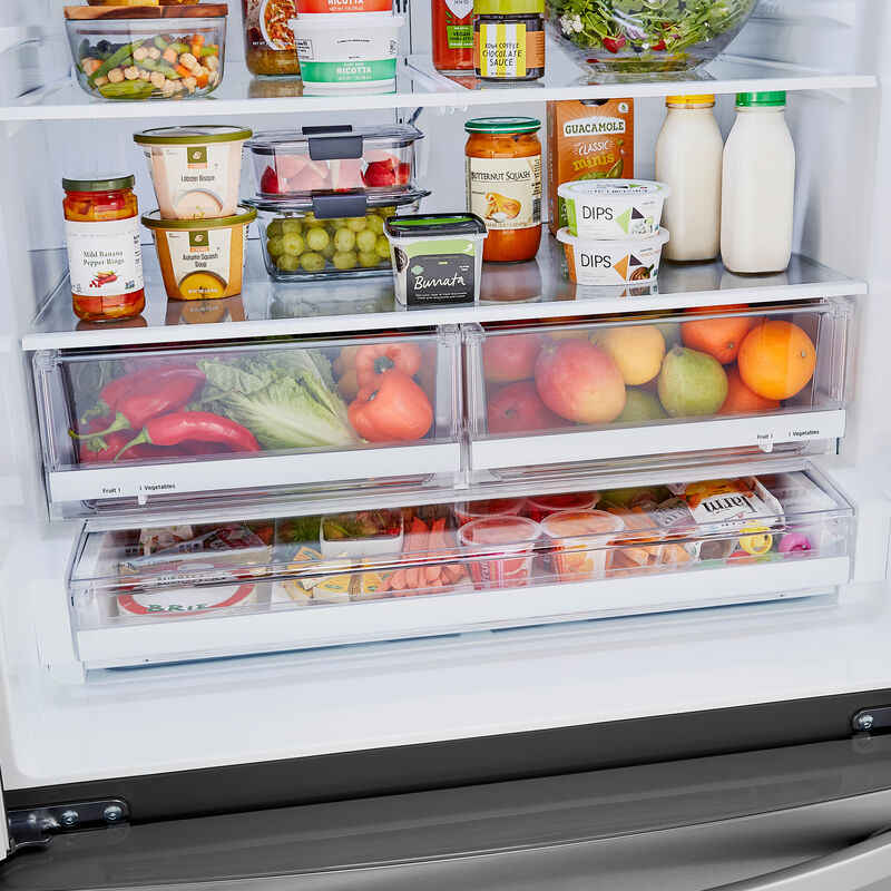 LG 36 in. 29.0 cu. ft. French Door Refrigerator with External Water ...