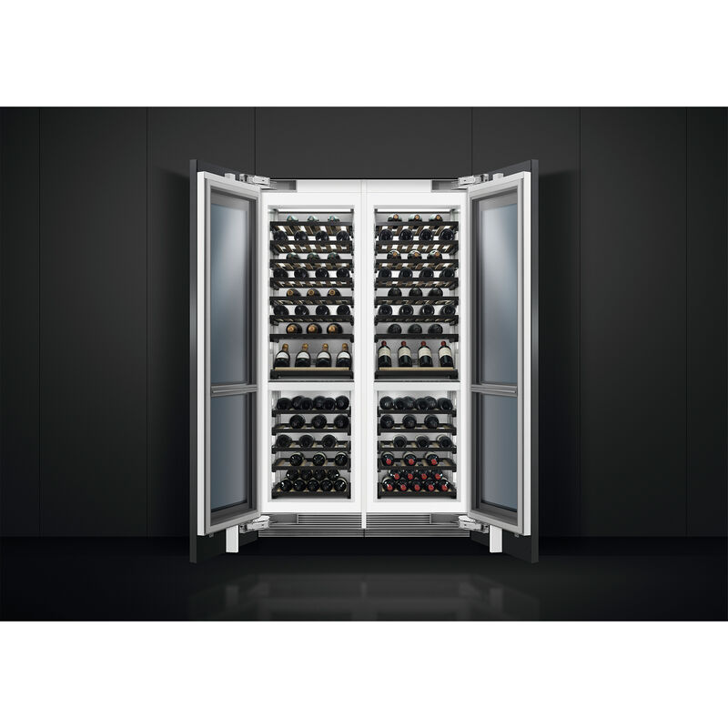 Fisher & Paykel Series 11 24 in. Built-in Column Wine Cabinet with Wood Racks, Dual Temperature Zones & 91 Bottle Capacity - Custom Panel Ready, , hires