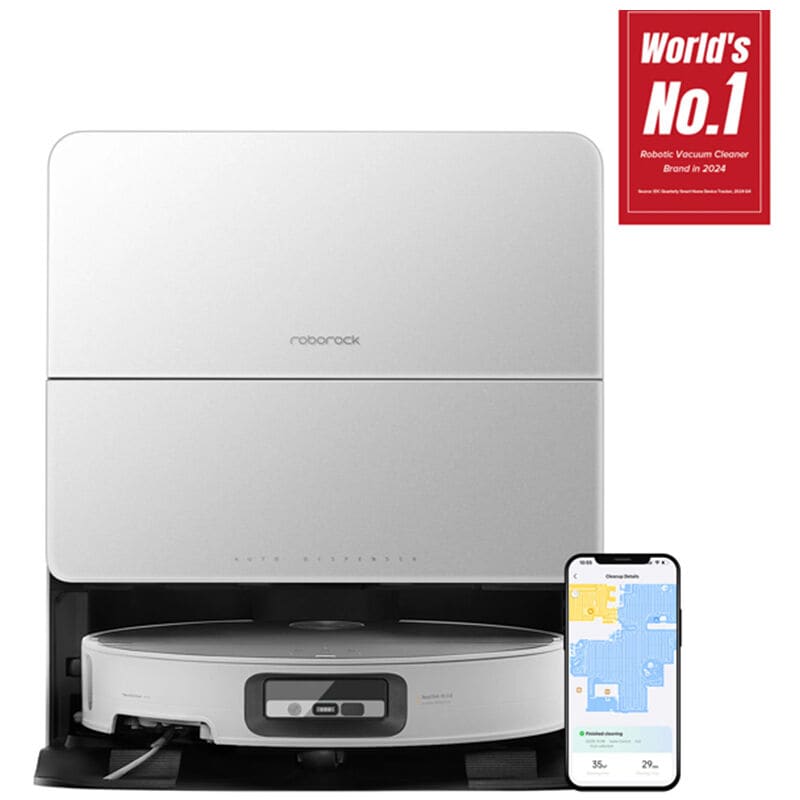 Roborock Saros 10 Wi-Fi Connected Robotic Vacuum/Mop Combo with Voice-Control, , hires