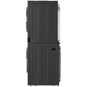 LG 27 in. WashTower with 4.5 cu. ft. Washer with 6 Wash Programs & 7.4 cu. ft. Gas Dryer with 6 Dryer Programs, Sensor Dry & Wrinkle Care - Black Steel, Black Steel, hires