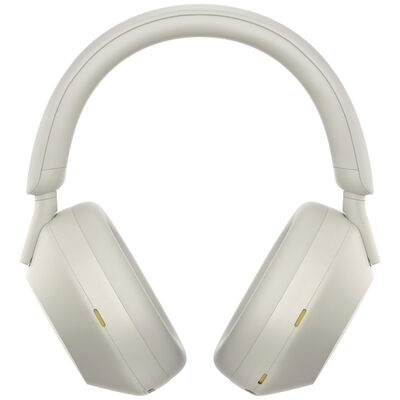 Sony - WH-1000XM5 Wireless Noise-Canceling Over-the-Ear Headphones - Silver | WH1000XM5/S