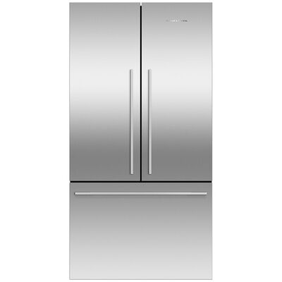 Fisher & Paykel Series-7 36 in. 20.1 cu. ft. Smart Counter Depth French Door Refrigerator - Stainless Steel | RF201ADJSX5