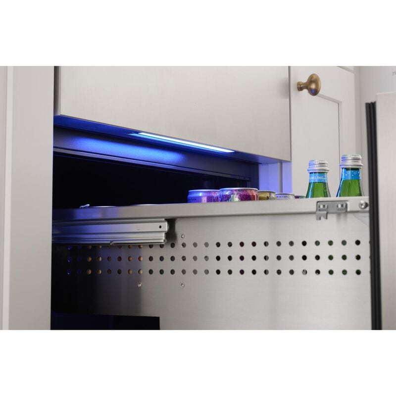 Zephyr Presrv Series 24 in. 3.9 cu. ft. Double Refrigerator & Freezer Drawers - Custom Panel Ready, , hires