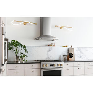 Monogram Statement Series 30 in. 5.7 cu. ft. Smart Standard Convection Gas Range with 4 Sealed Burners - Stainless Steel, , hires