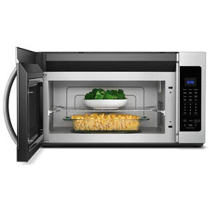 Whirlpool 30 in. 1.9 cu. ft. 1000W Over-the-Range Microwave with 300 CFM & Sensor Cooking - Stainless Steel, Stainless Steel, hires