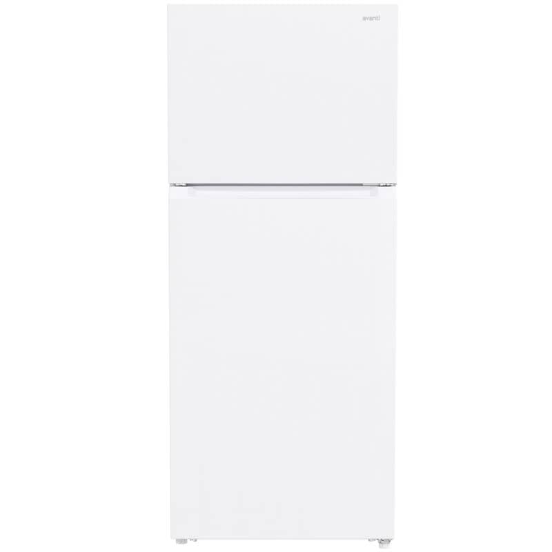 Avanti 28 in. 14.6 cu. ft. Counter Depth Garage-Ready Top Freezer Refrigerator - White, , hires