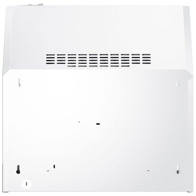 Summit 20 in. Standard Style Range Hood with 2 Speed Settings, 200 CFM & 1 Incandescent Light - White, , hires