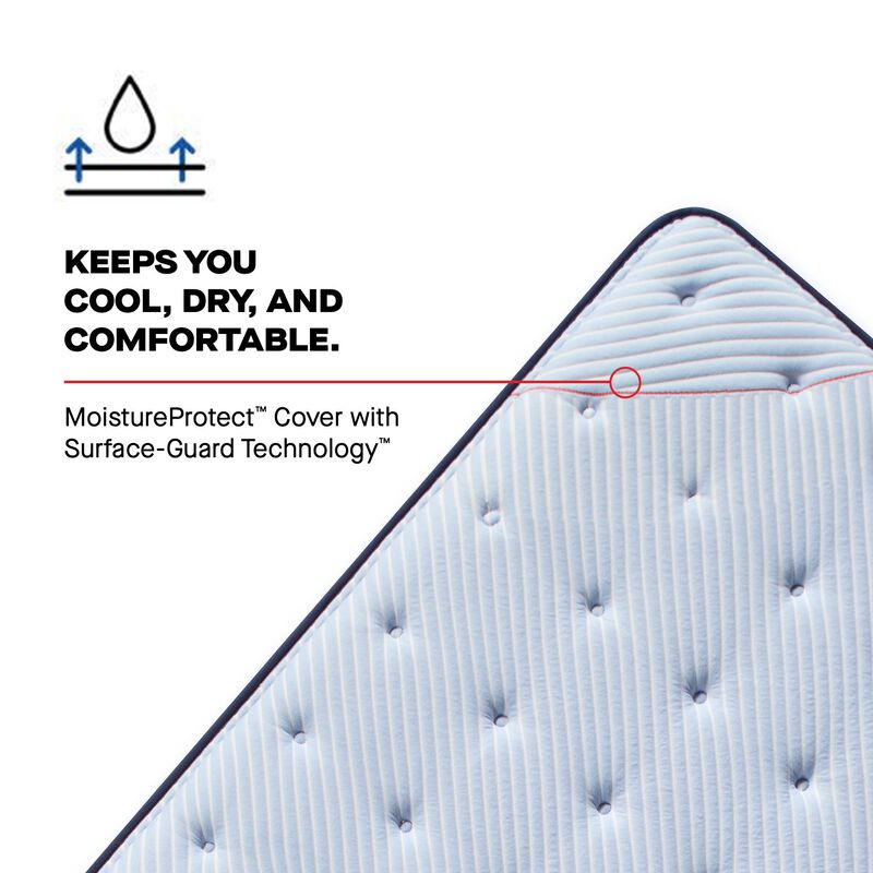 Sealy Plainfield Posturepedic Plus Plush Euro Top Innerspring King Size Mattress, , hires