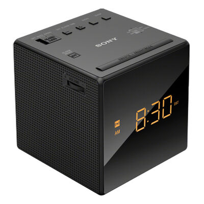 Sony Alarm Clock with FM/AM Radio - Black | ICF-C1B